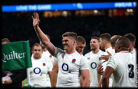 England v Springboks Owen Farrell